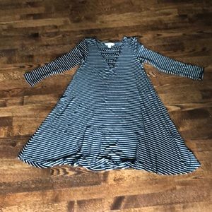 A striped dress from american eagle